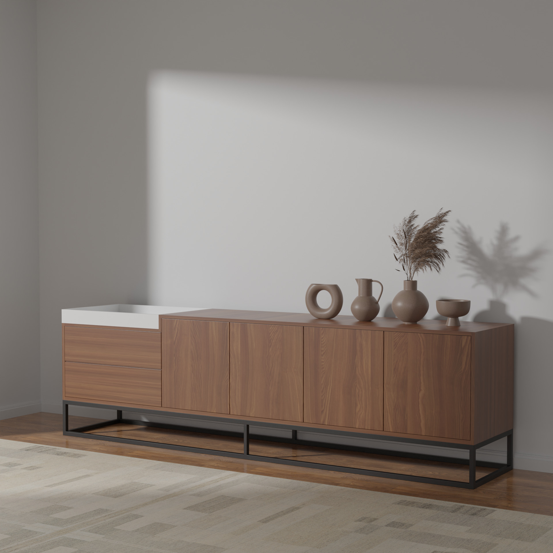 Wood and Fabric Furniture
